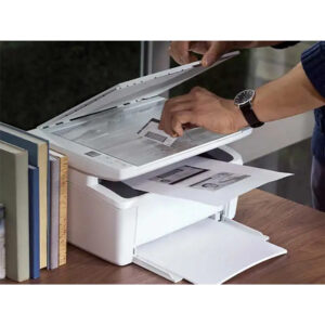 پرینتر اچ‌پی تک رنگ سه کاره با چاپ لیزری مدل LaserJet MFP M141w،